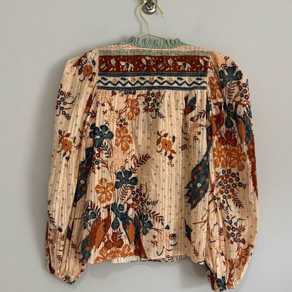 Ulla Johnson Rana Blouse in Egret - Picture 5 of 5